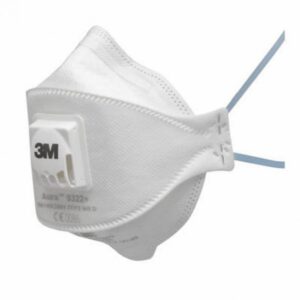 3M AURA 9322 FFP2 respiraator klapiga